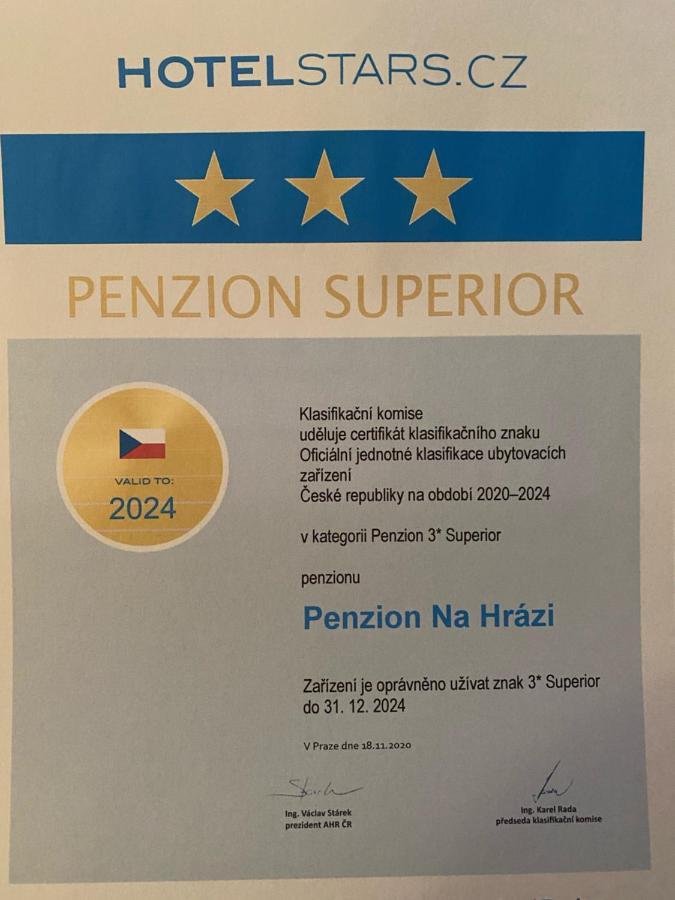 Penzion Na Hrazi Poděbrady Exterior foto